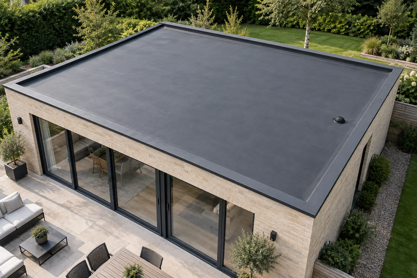 Flat roofing